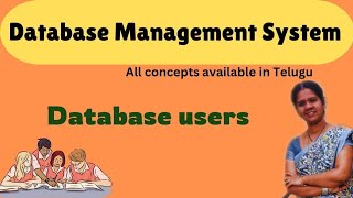 Database Users In Dbms 4 Dbms In Telugu