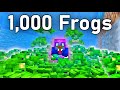 I got ONE THOUSAND FROGS in Survival Minecraft