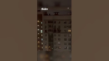 Ukrainian drone STRIKES Moscow suburb tower block