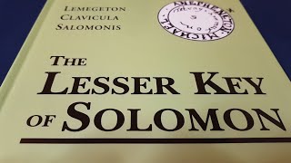 Lemegeton Clavicula Solomonis - The Lesser Key of Solomon by Joseph Peterson - Esoteric Book Review