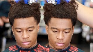 HOW TO SHAPE AN AFRO 101 | BARBER TECHNIQUES