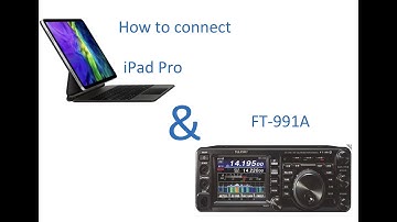 How to connect your iPad Pro to the FT-991A