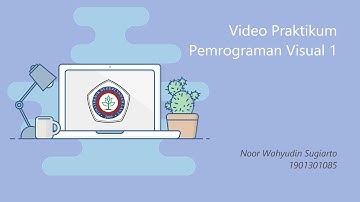 Pertemuan 2: Form dan Object Control - Pemrograman Visual 1 (16 September 2020)