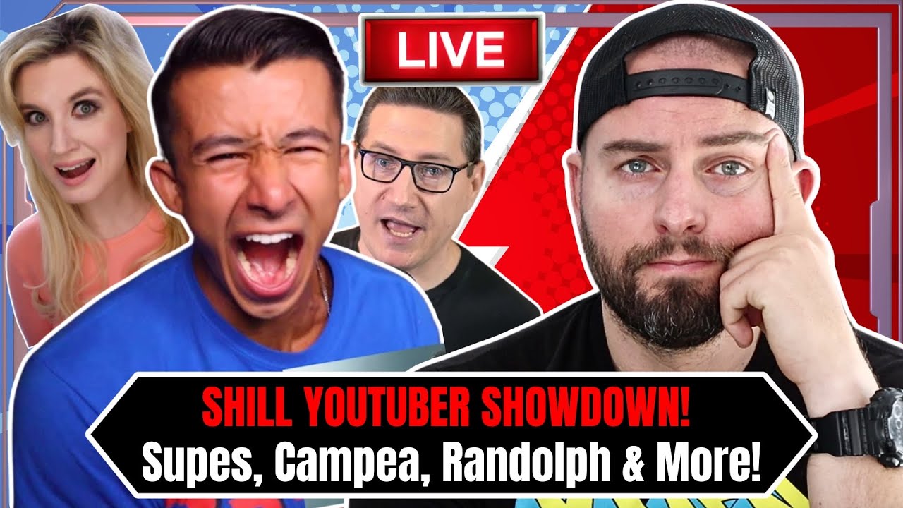 🔴 Shill YouTuber SHOWDOWN! Supes, Campea, Randolph & More! || MAX’S MAN CAVE Ep 81