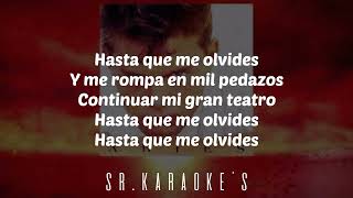 Luis miguel - Hasta que me olvides ( Karaoke )