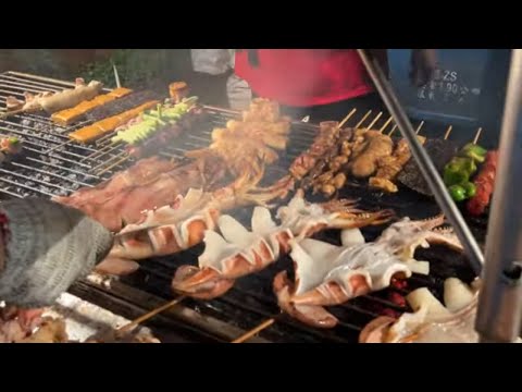 Yummy Seafood and Meat BBQ Grill