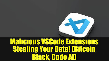Malicious VSCode Extensions Stealing Your Data! (Bitcoin Black, Codo AI)