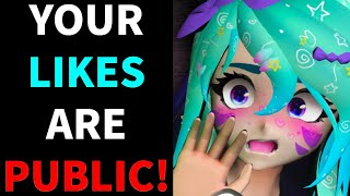 Vtuber Forgets Her Likes Are Public...