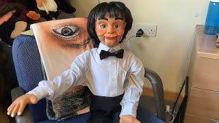 My kallini puppets ventriloquist dummy that I got at my 20th birthday this year￼￼￼🤩🤩🤩