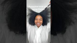 Protective Style prep using Cécred by Beyoncé shortvideo shortsvideo shorts