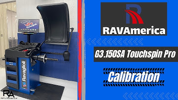 RAV G3.150SA Automotive Balancer Calibration Demonstration