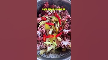 Bạch tuộc hấp gừng sả thơm phức | MINOS .COM.VN #minos #hảisảnminos #seafood #minos2