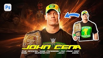 Photoshop Tutorial - Create a Viral John Cena YouTube Thumbnail Step by Step