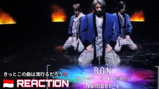 Number_i - BON ライブパフォーマンス 🇮🇩 Reaction // この曲は夢中になる‼️とても良いです