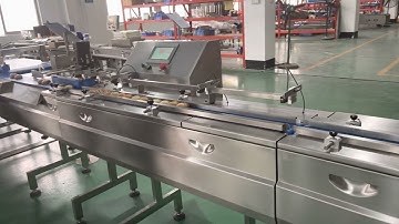 Cookies and biscuits Full automatic feeding Packing Machine system  Ruipuhua flow pack Machine line