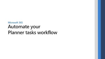 Automate your Planner tasks workflow