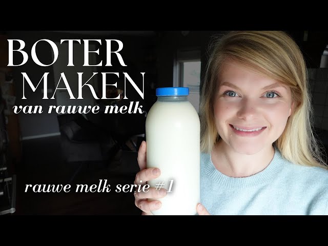 Zelf Boter Maken (Van Rauwe Melk) - Rauwe Melk Serie #1 - Youtube