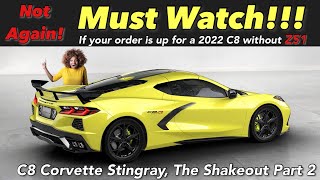 2022 C8 Corvette Z51 Orders Only | C8 Corvette Update What’s Next