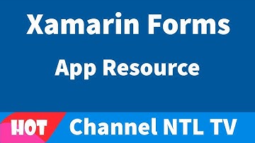 Xamarin Forms App Resource