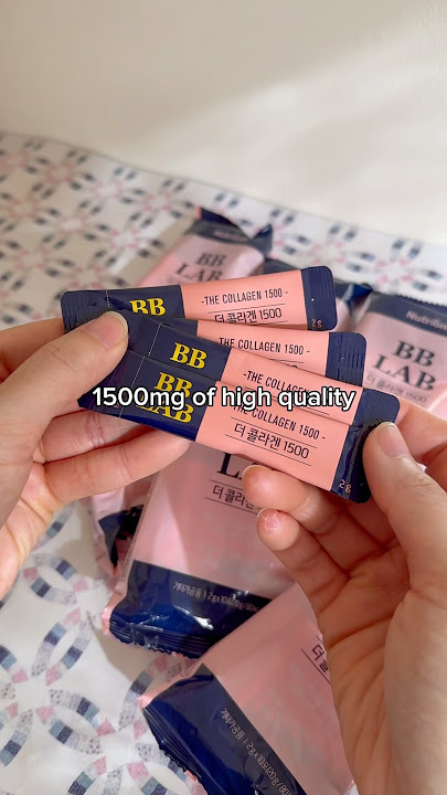 the collagen supplements loved by korean locals