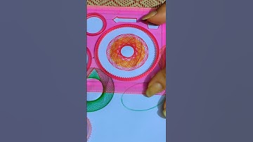 Wonderful Spirograph Art 😍 #spirograph #satisfying #asmr #shorts #shortsfeed #art #ytshort #trending