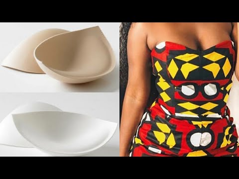 How to use BRA CUP in your TUBE BUSTIER TOP [Detailed Bustier Sewing  Tutorial] - YouTube