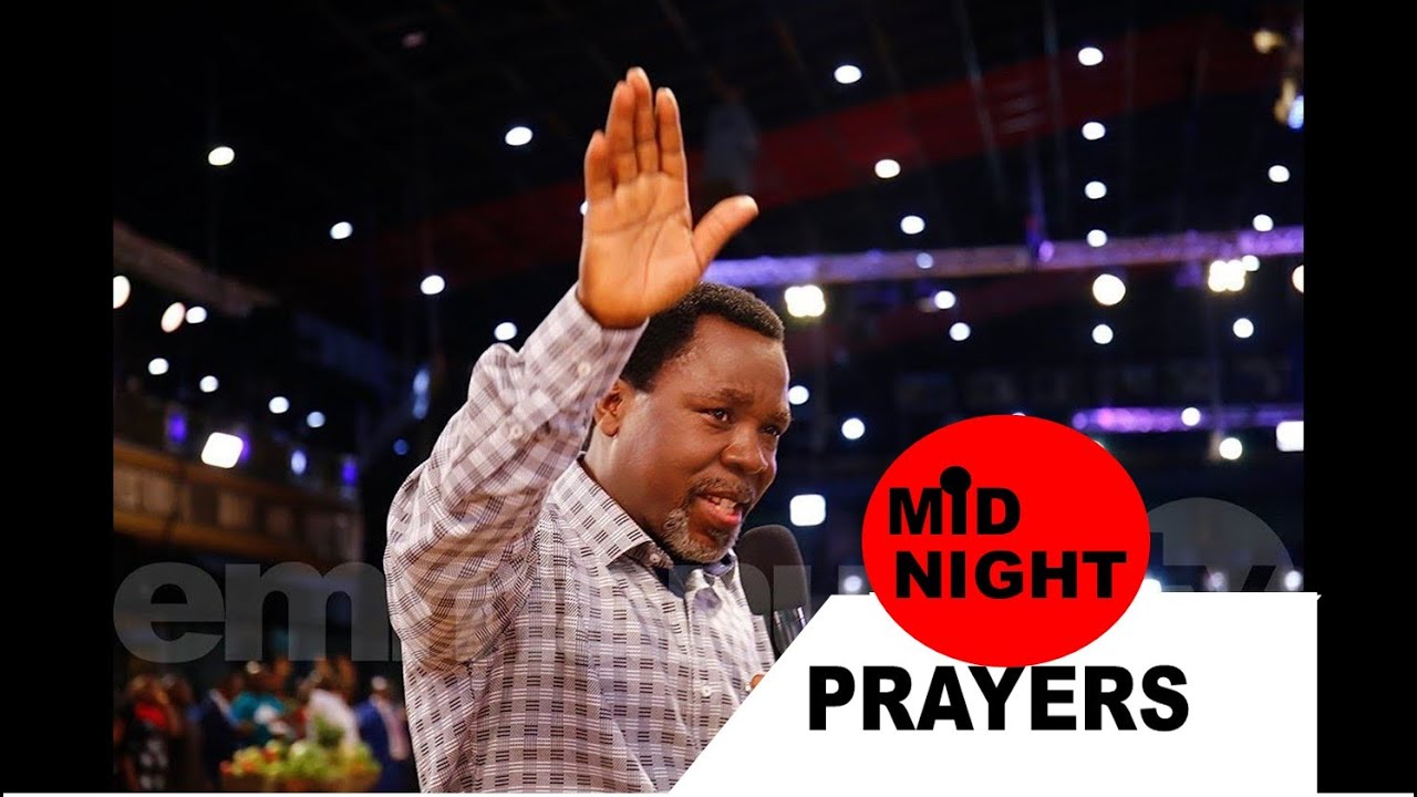 Prophet TB Joshua POWERFUL MIDNIGHT PRAYER FOR DELIVERANCE June 9