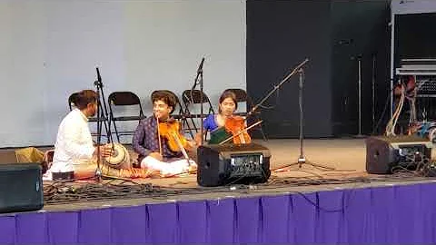 Incredible Carnatic violin, long piece, Kamalakiran Vinjamuri at 2nd Festival of Virginia Fiddling
