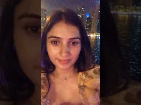 Dubai Marina night view 😍🥰😌 🇦🇪 United Arab Emirates #shortsvideo #shorts #viral #dubai #uae