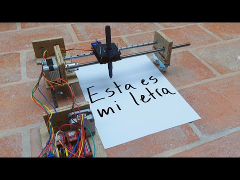 Hice una Máquina que Escribe con mi Letra