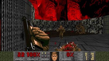 The Ultimate Doom Playthrough: E3M1 (Hell Keep)