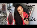 Tape In Hair Extentions | Amazon/Moresoo (EDITED)