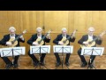 Bohemian rhapsody  classical guitar quartet