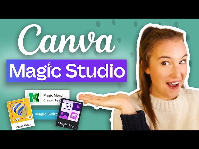 NEW CANVA AI TOOLS ✨ (how to use CANVA MAGIC STUDIO) class=