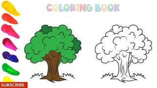 COLORING IDEAS FOR BEGINNERS l TREE
