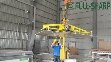 Cầu trục xoay &Thiết bị nâng hạ hút chân không tấm đá kích thước lớn-Swing Crane & Lifting Equipment