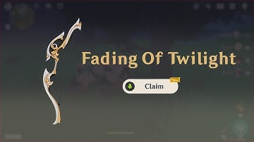 Another Free Weapon by HOYOVERSE!!! Fading of Twilight Bow for f2p Yelan