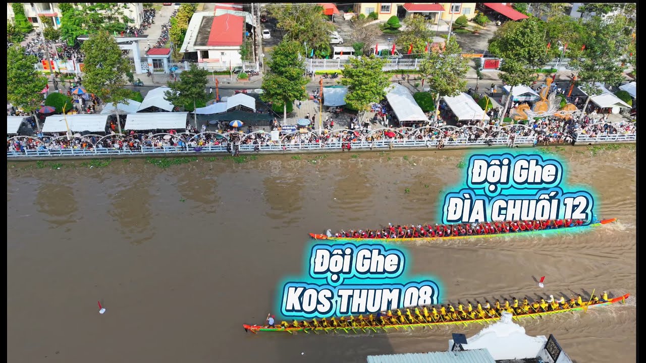 KOS THUM VS ĐÌA CHUỐI Vòng loại Đua Ghe Ngo Phước Long 2025