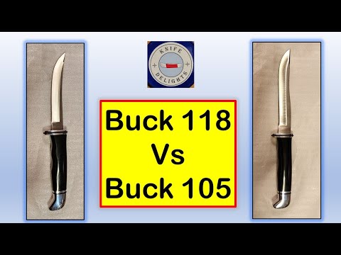 The Buck 118 Personal vs The Buck 105 Pathfinder