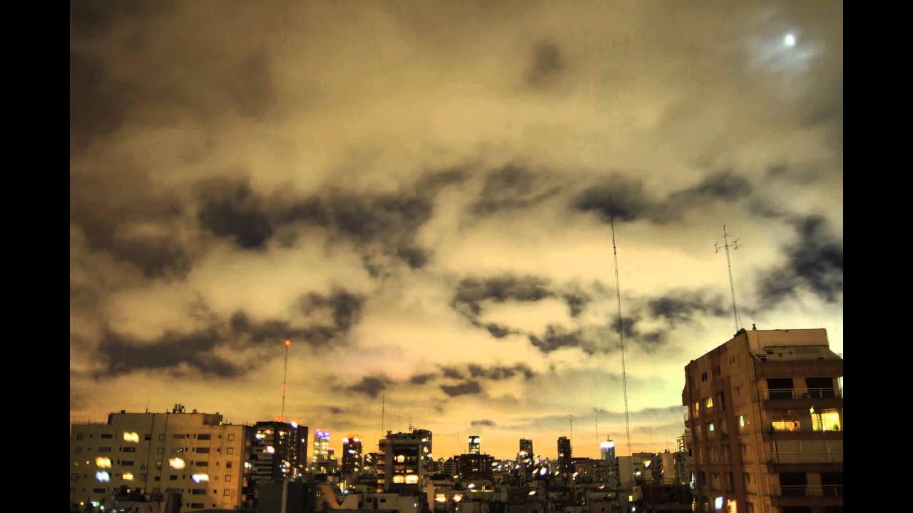 Timelapse tormentas en Buenos Aires (7 de febrero de 2014) YouTube