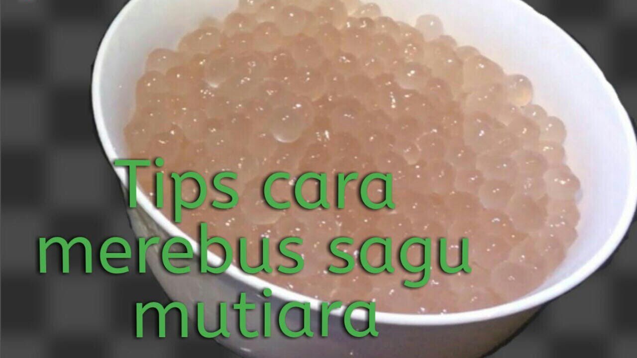 Tips cara merebus sagu - YouTube