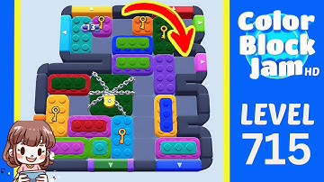 Color Block Jam Level 715 Solution Walkthrough