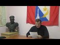 Сергей Киселёв от имени ОД "За наш город-герой Севастополь" зачитывает обращение к севастопольцам