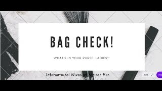 Bag Check! What&#39;s in your purse?