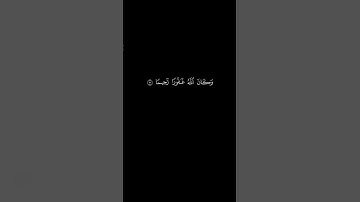 وكان الله غفورا رحيما #راحة_نفسية #تلاوة_خاشعة #قران