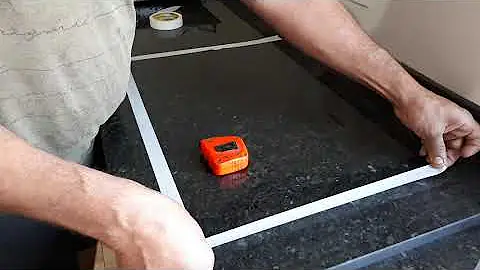 Como medir o fogão cooktop?