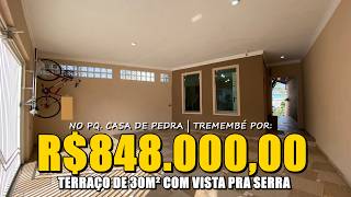 CASA COM TERRAÇO INCRÍVEL A VENDA NO PARQUE CASA DE PEDRA ZONA NORTE DE SÃO PAULO