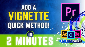 How To Add A Vignette In Premiere Pro (ULTRA QUICK Method)