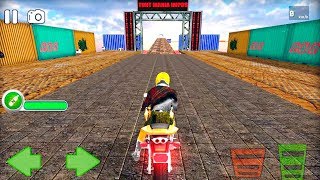 Stunt Mania Impossible - Gameplay Android game - stunting bike games screenshot 5
