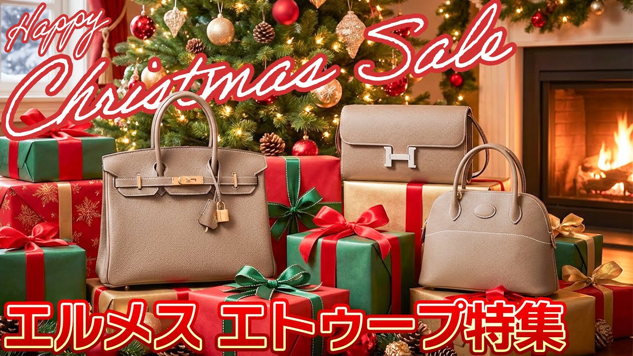 淡く、美しい冬のご褒美。バーキンやコンスタンスなどエルメスの名作を